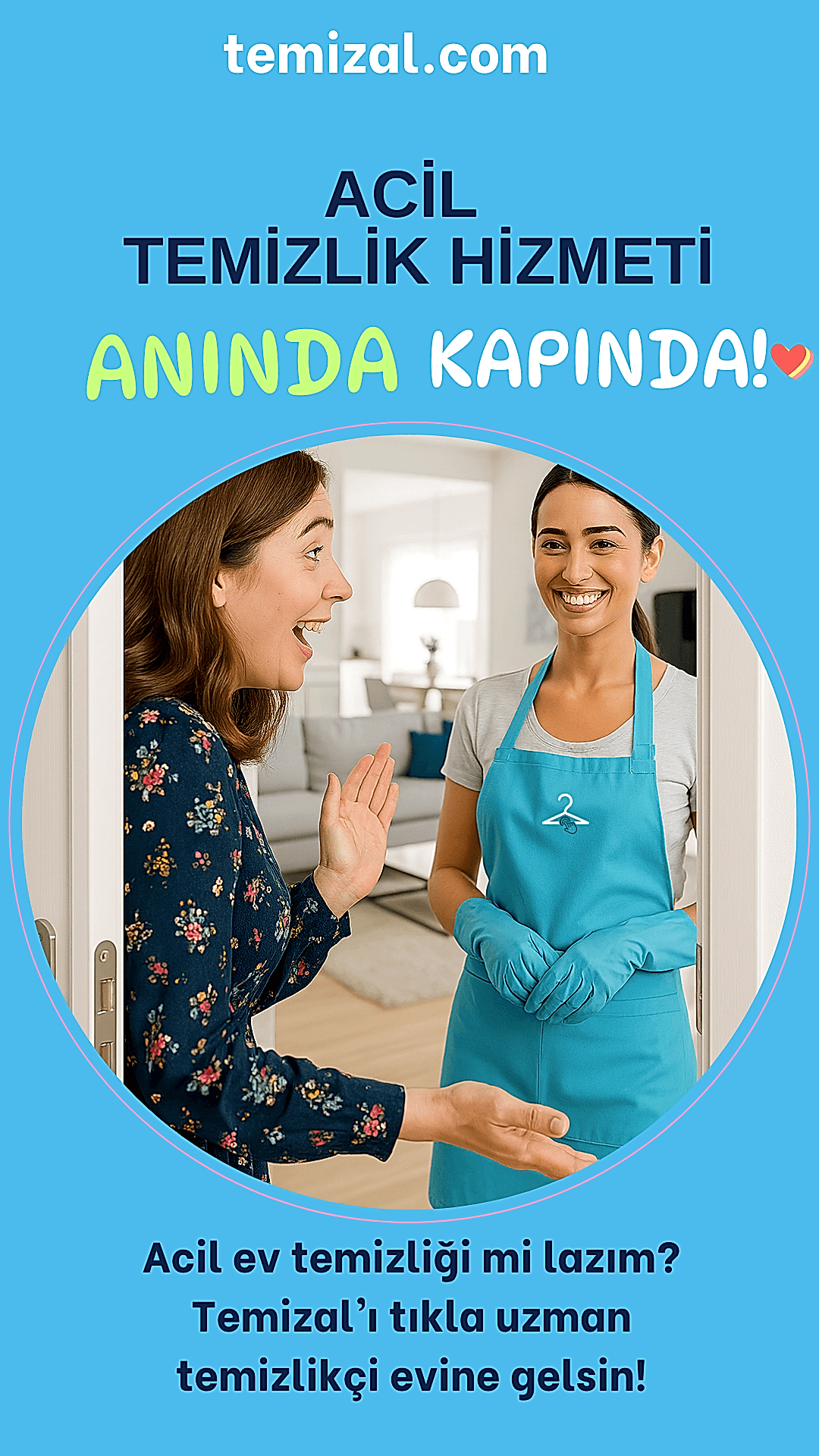 Acil Ev Temizliği Hizmeti ve Aynı Gün Temizlikçi Çözümleri