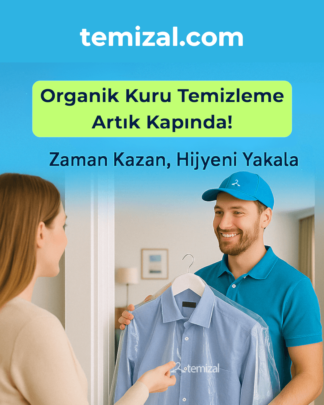 Organik Kuru Temizleme Hizmeti Artık Kapında! Zaman Kazan, Hijyeni Yakala